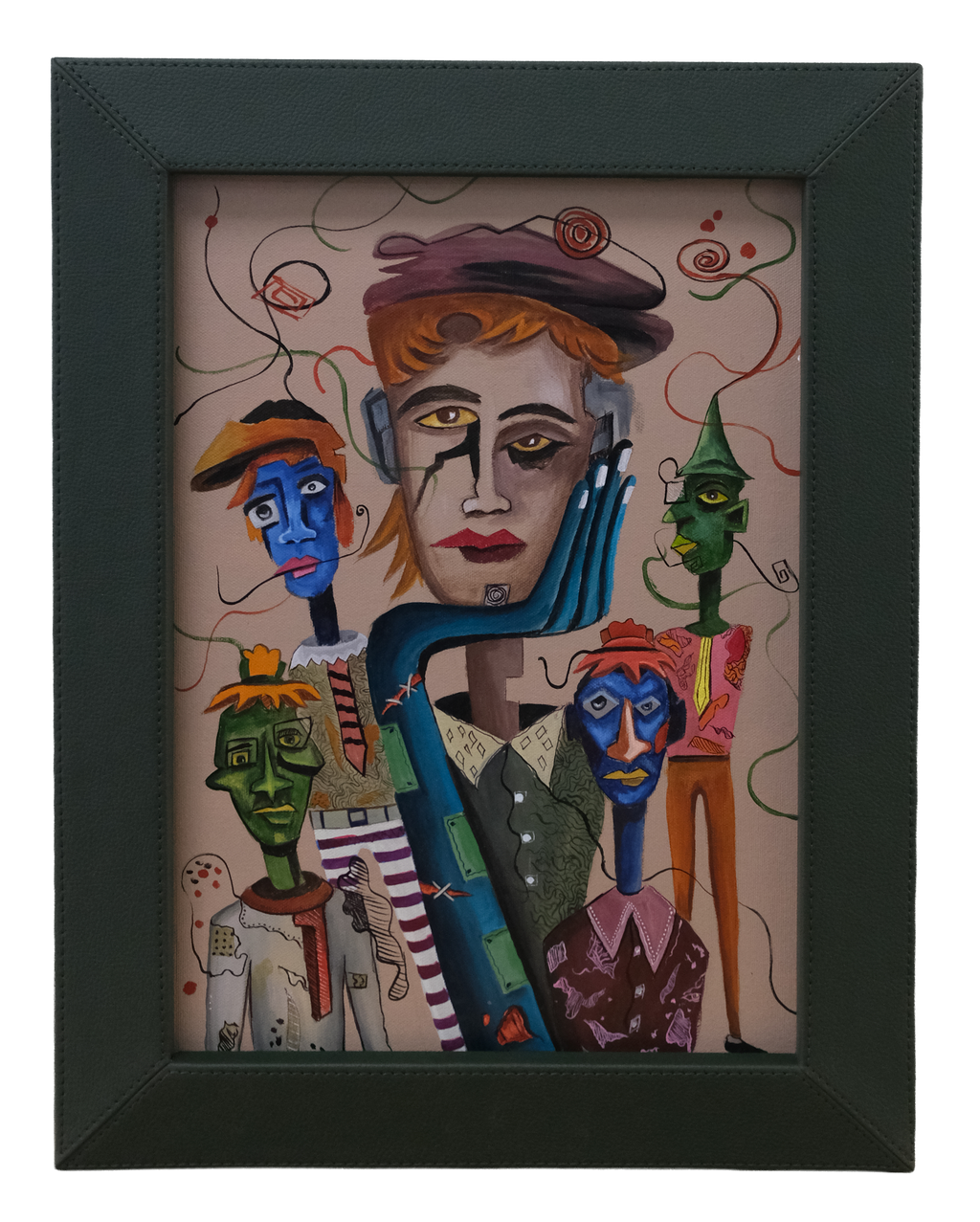 Expressions – Contemporary Figurative Acrylic Painting Set of 5