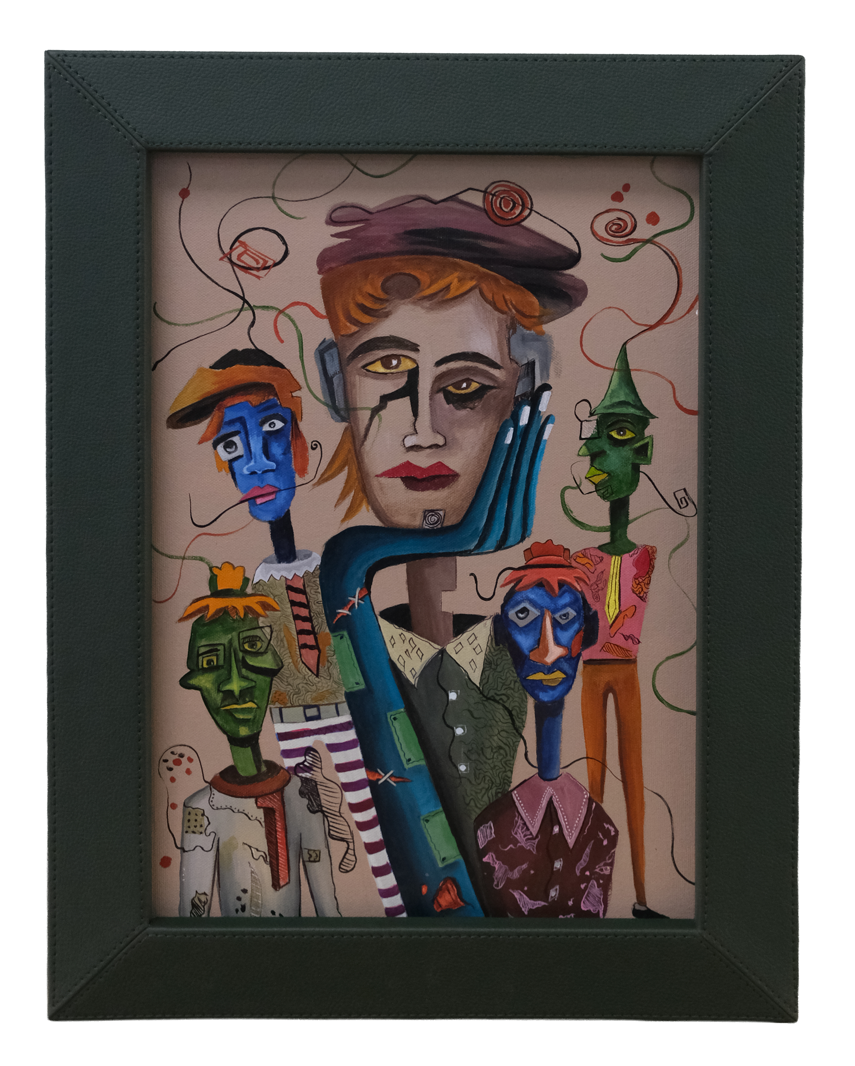 Expressions – Contemporary Figurative Acrylic Painting Set of 5