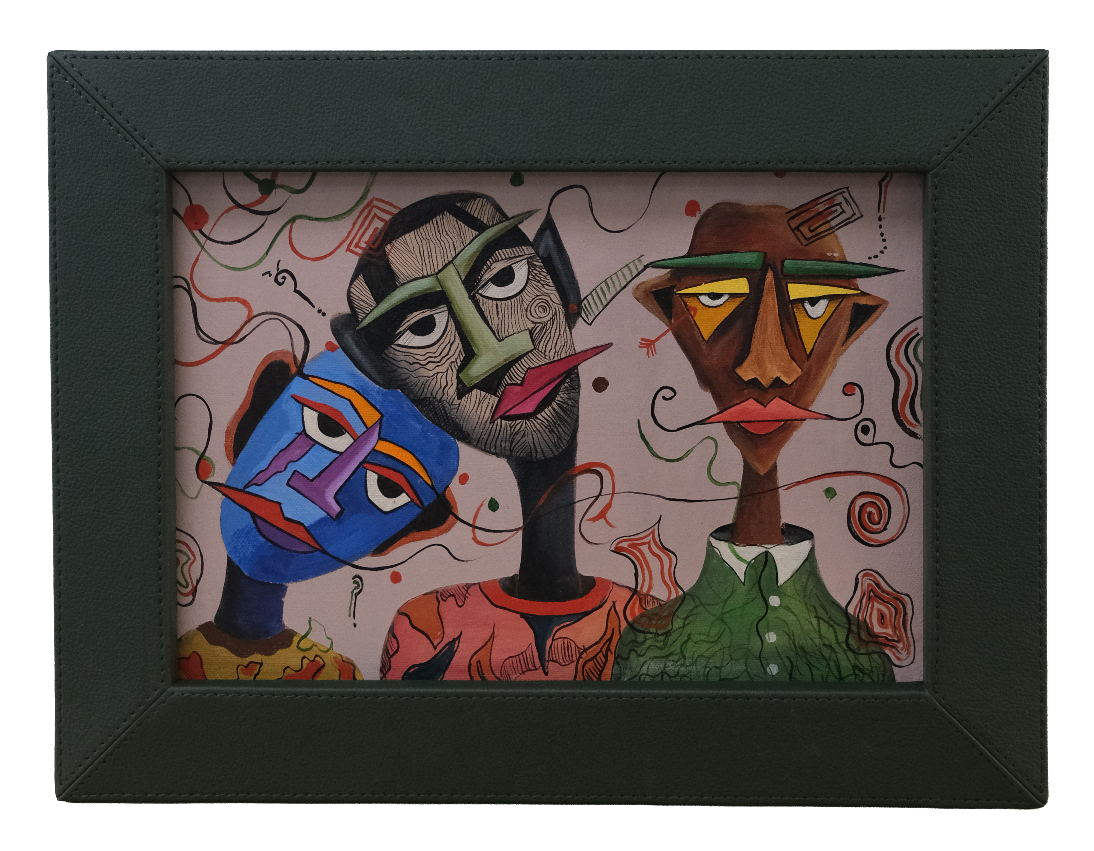 Expressions – Contemporary Figurative Acrylic Painting Set of 5