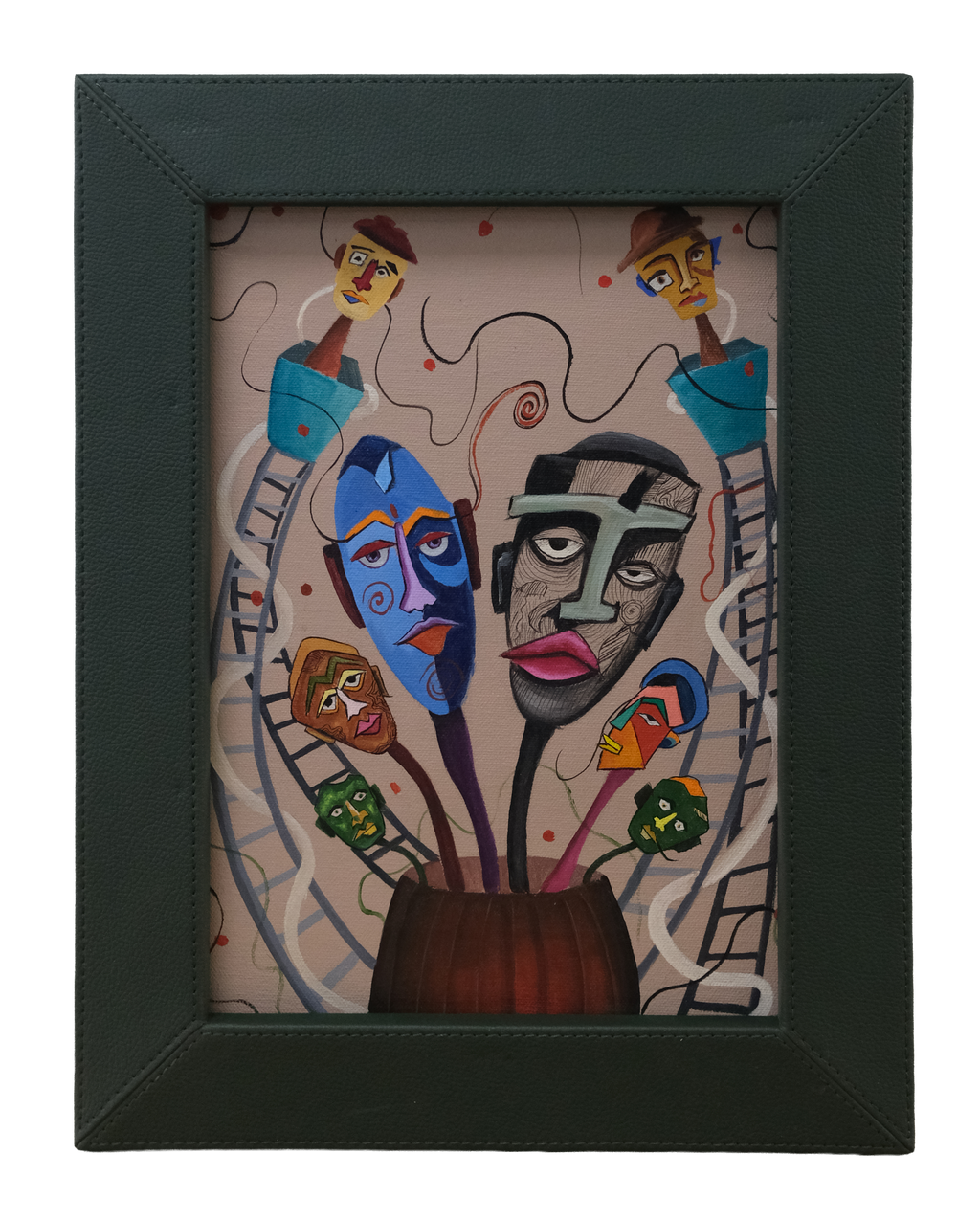 Expressions – Contemporary Figurative Acrylic Painting Set of 5