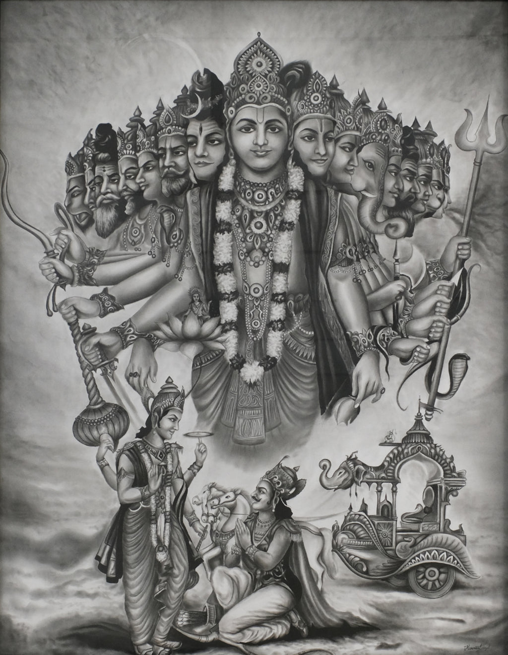 Faces of Vishnu
