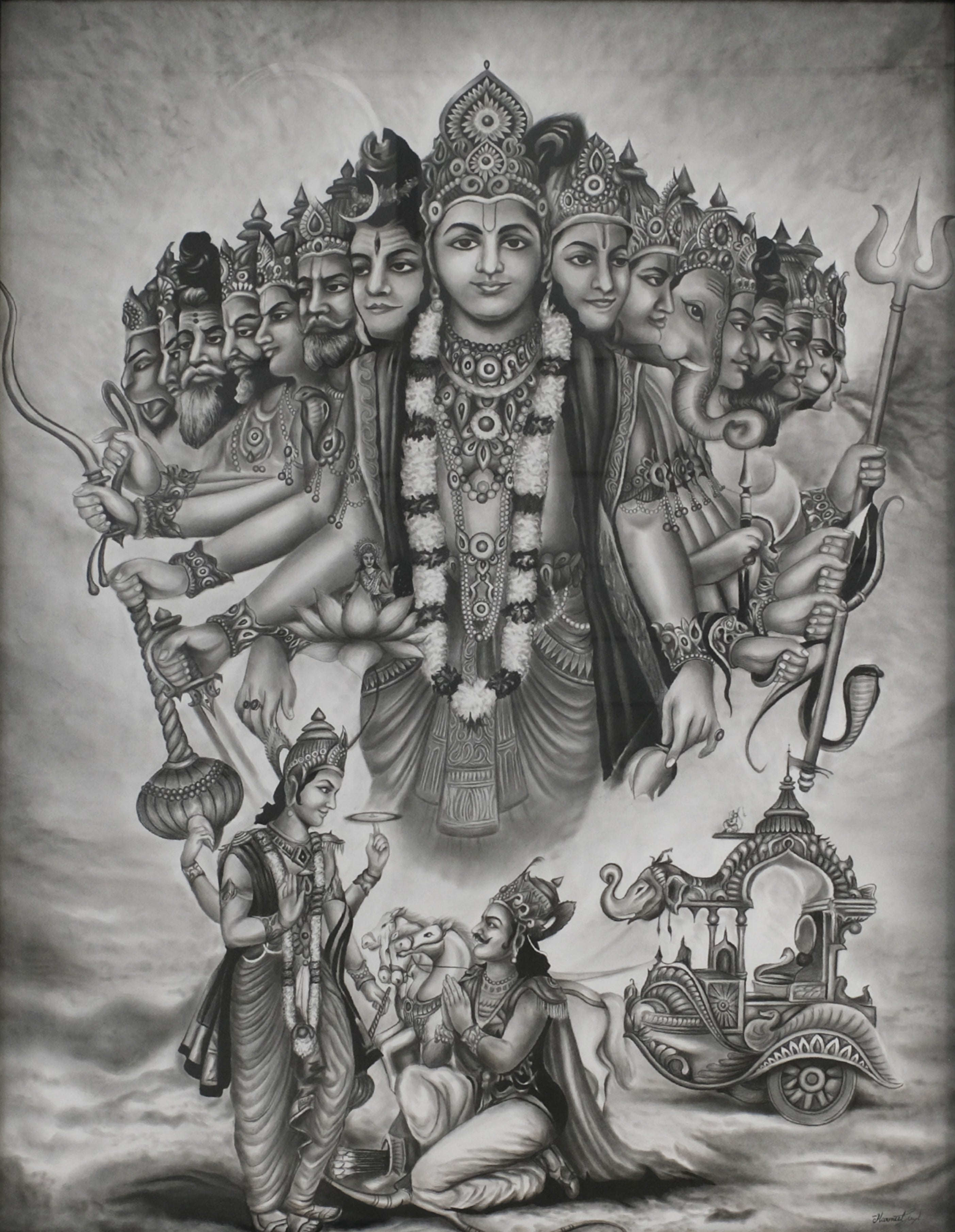 Faces of Vishnu