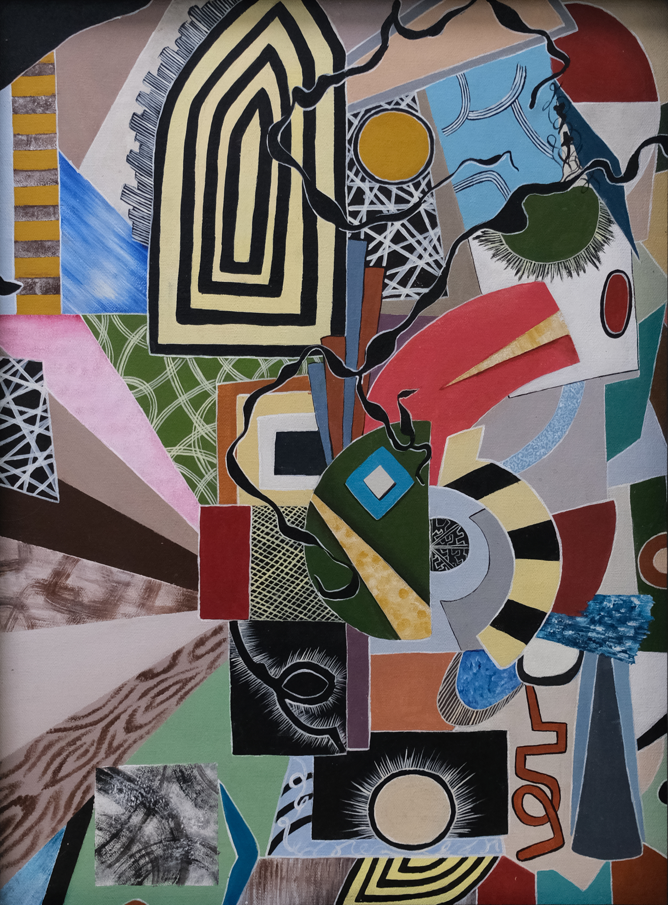Abstract | Contemporary Geometric Acrylic Painting