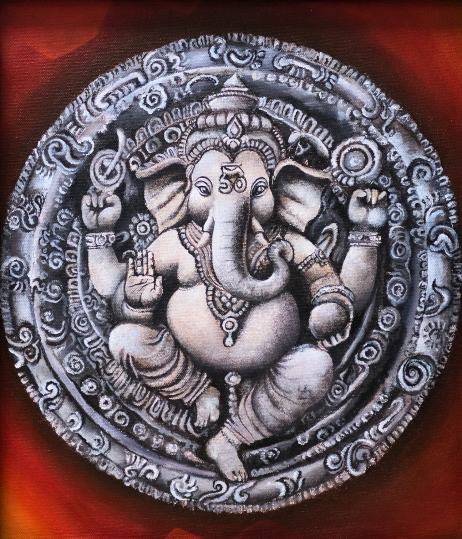 Carved in Stone | Sacred Ganesha Relief Artwork