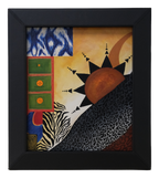 Crossroads – Abstract Geometric Acrylic Painting Set of 5